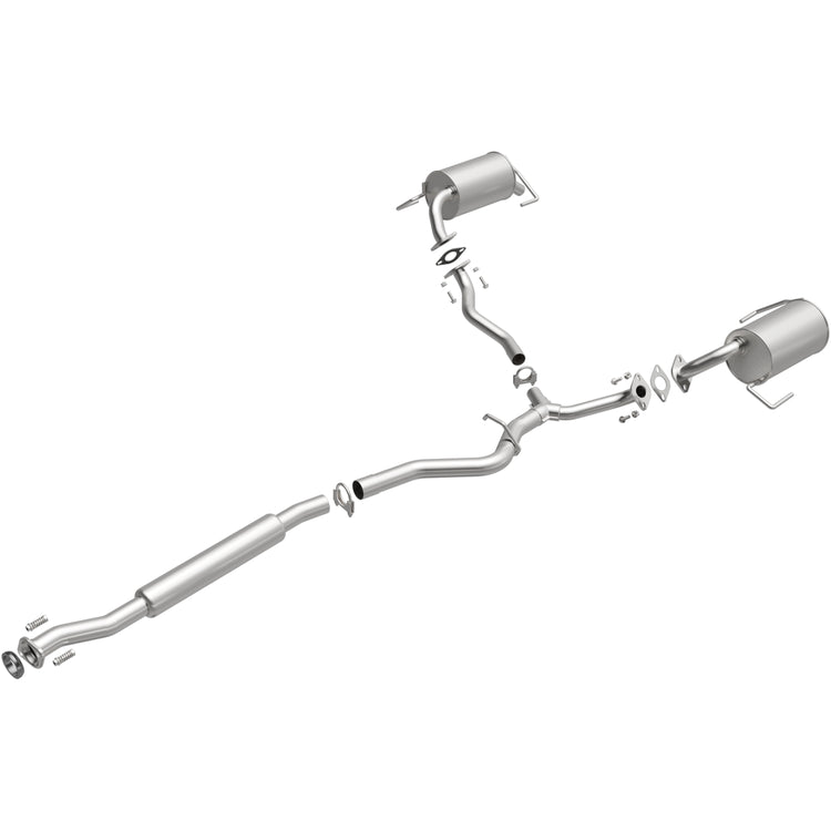 BRExhaust 2005-2009 Subaru Outback H4 2.5L Direct-Fit Replacement Exhaust System