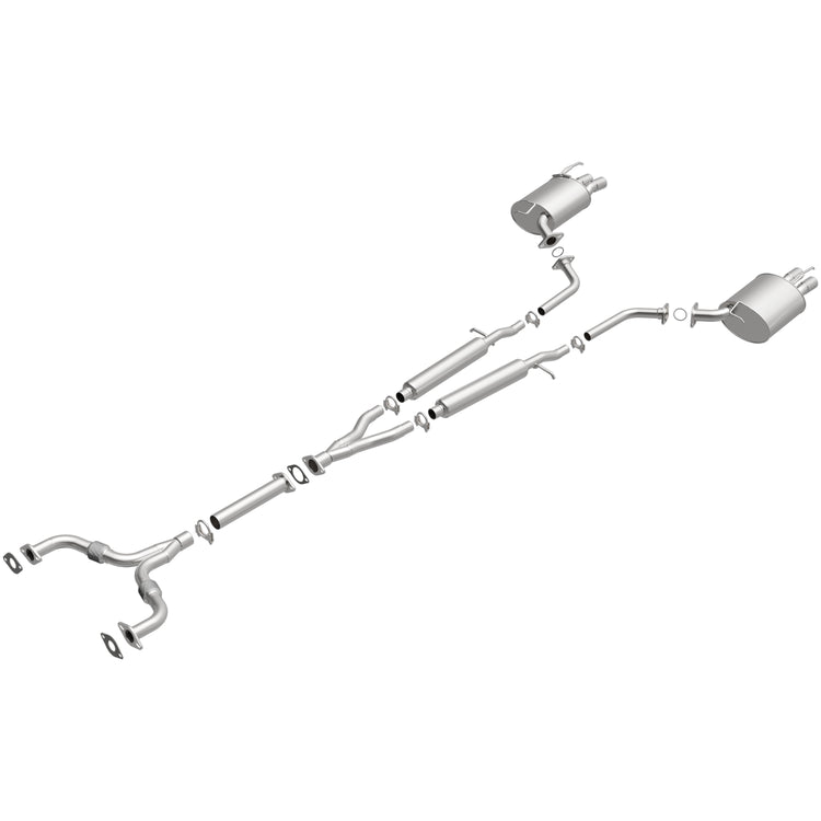 BRExhaust 2006-2008 INFINITI M35 V6 3.5L Direct-Fit Replacement Exhaust System
