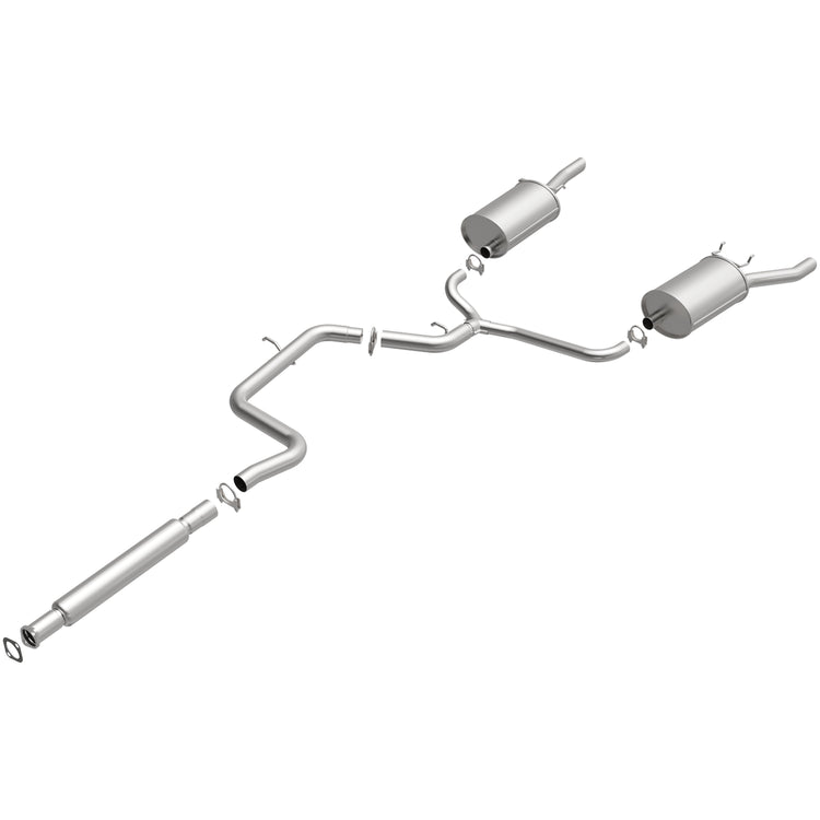 BRExhaust 2006-2011 Chevrolet Impala Direct-Fit Replacement Exhaust System