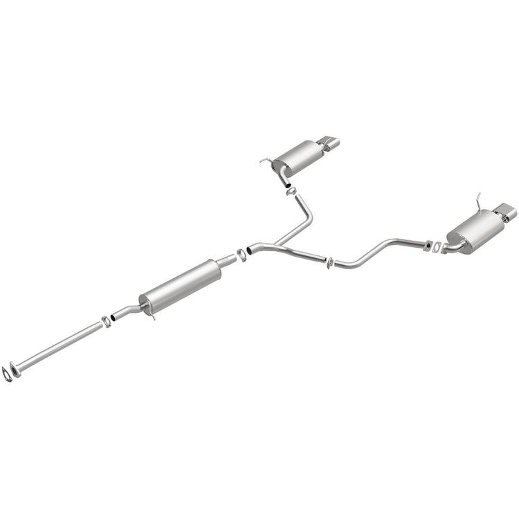 BRExhaust 2004-2006 Acura MDX V6 3.5L Direct-Fit Replacement Exhaust System