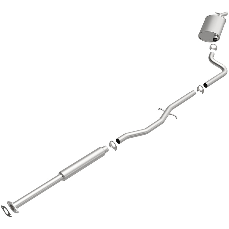 BRExhaust 2006-2008 Buick Lucerne V6 3.8L Direct-Fit Replacement Exhaust System
