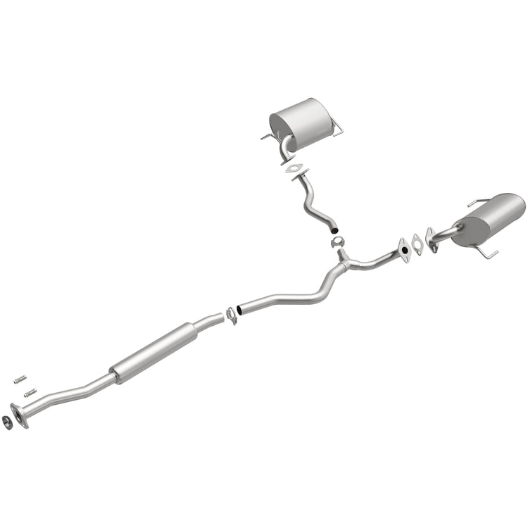 BRExhaust 2005-2005 Subaru Outback H4 2.5L Direct-Fit Replacement Exhaust System