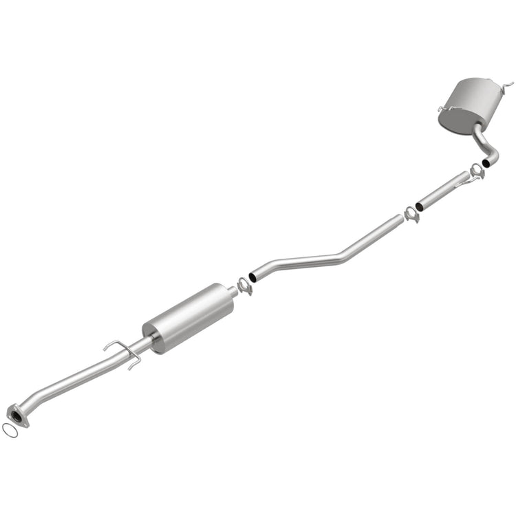 BRExhaust 2008-2012 Honda Accord L4 2.4L Direct-Fit Replacement Exhaust System
