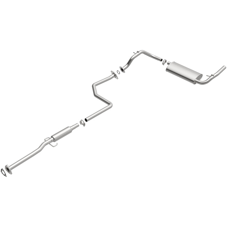 BRExhaust 1990-1991 Honda Civic L4 1.5L Direct-Fit Replacement Exhaust System