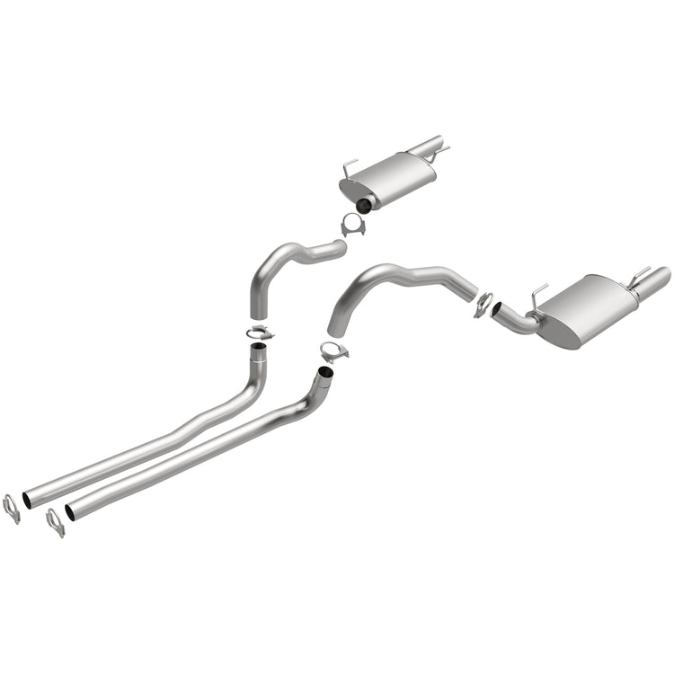 BRExhaust 2005-2009 Ford Mustang V8 4.6L Direct-Fit Replacement Exhaust System