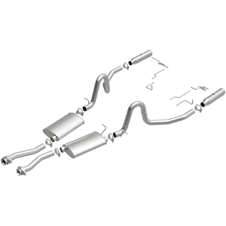 BRExhaust 1994-1998 Ford Mustang Direct-Fit Replacement Exhaust System