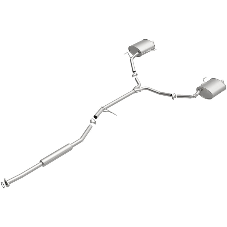 BRExhaust 2003-2007 Honda Accord V6 3.0L Direct-Fit Replacement Exhaust System
