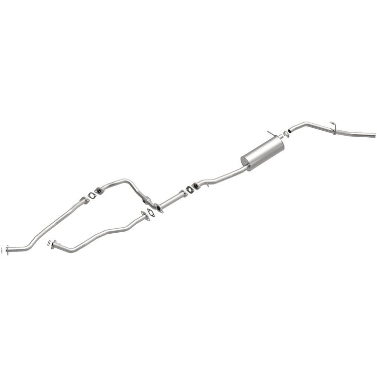 BRExhaust 1999-2000 Nissan Frontier V6 3.3L Direct-Fit Replacement Exhaust System