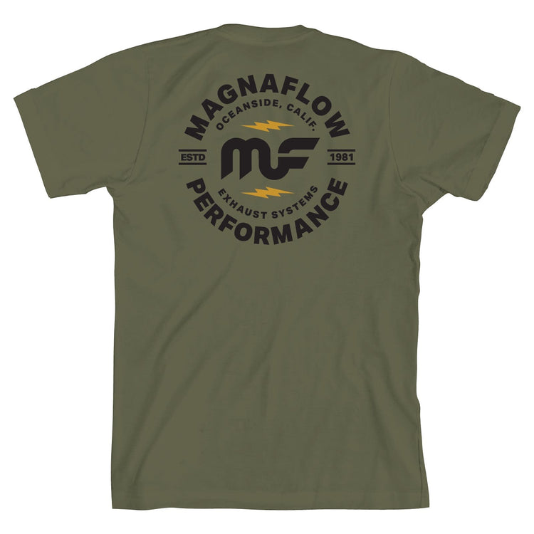MagnaFlow Flow Stamp T-Shirt - Military Green